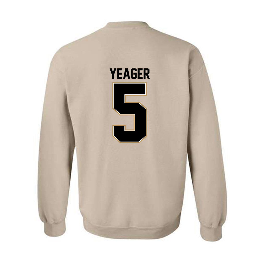 Oakland - NCAA Men's Basketball : MJ Yeager - Classic Shersey Crewneck Sweatshirt-1