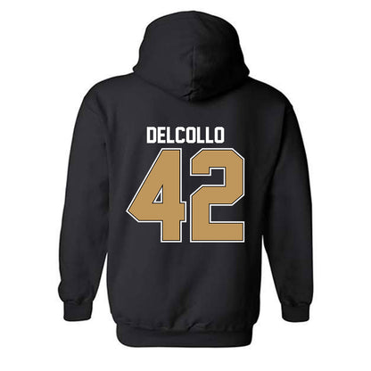 Oakland - NCAA Baseball : Drew Delcollo - Classic Shersey Hooded Sweatshirt-1