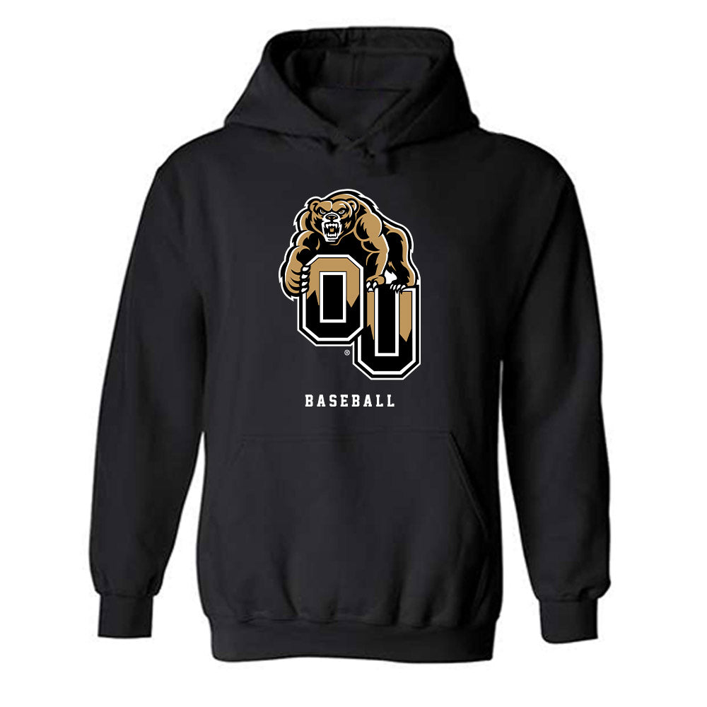Oakland - NCAA Baseball : Carter Hain - Classic Shersey Hooded Sweatshirt-0