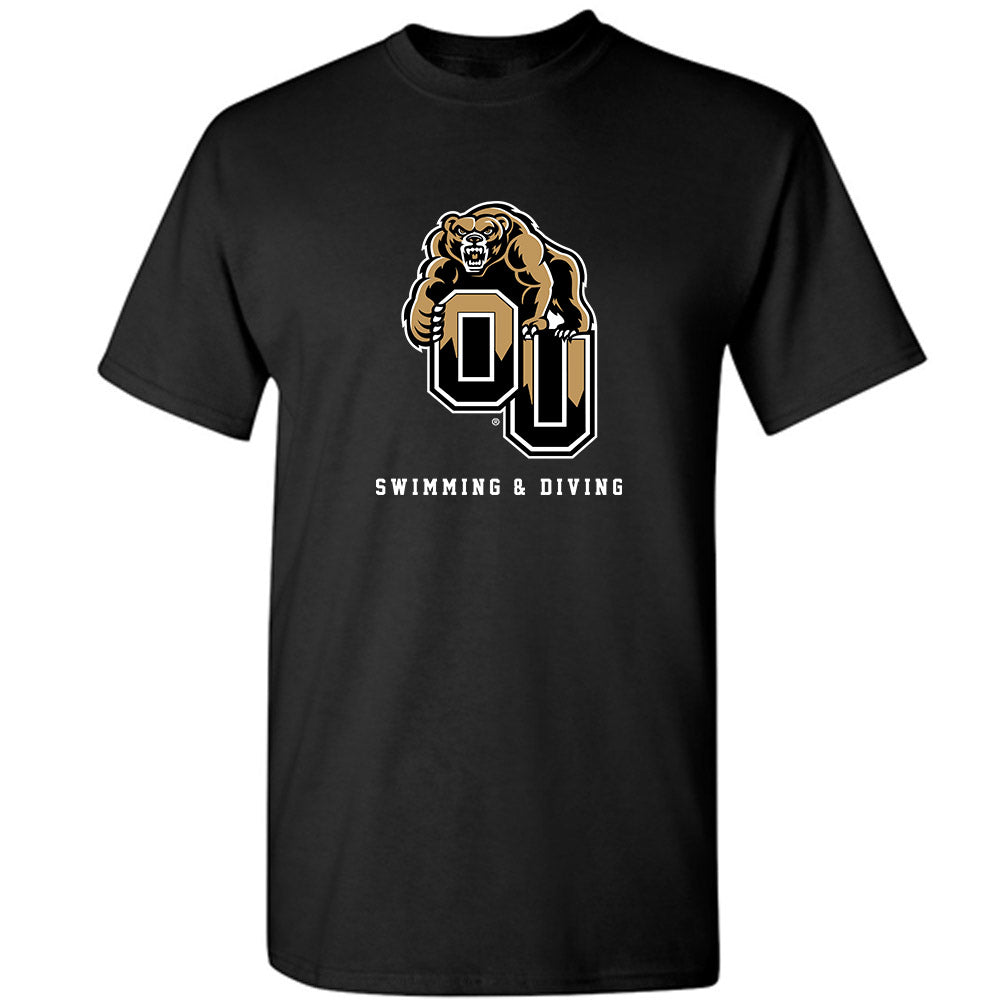 Oakland - NCAA Men's Swimming & Diving : Caleb Rohacs - Classic Shersey T-Shirt-0