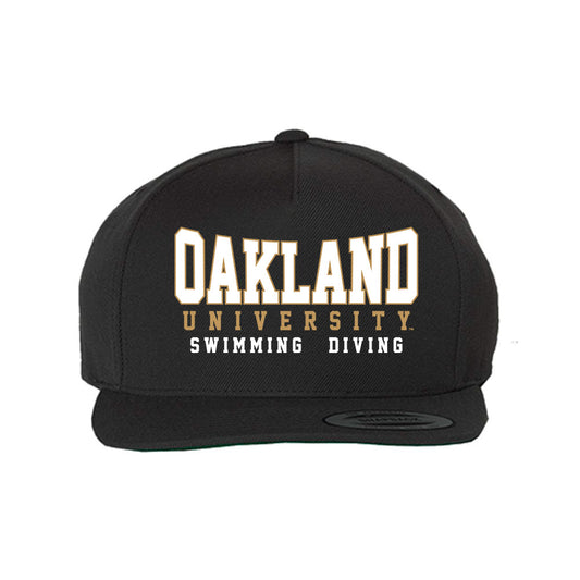 Oakland - NCAA Women's Swimming & Diving : Hannah Clark - Snapback Hat-0