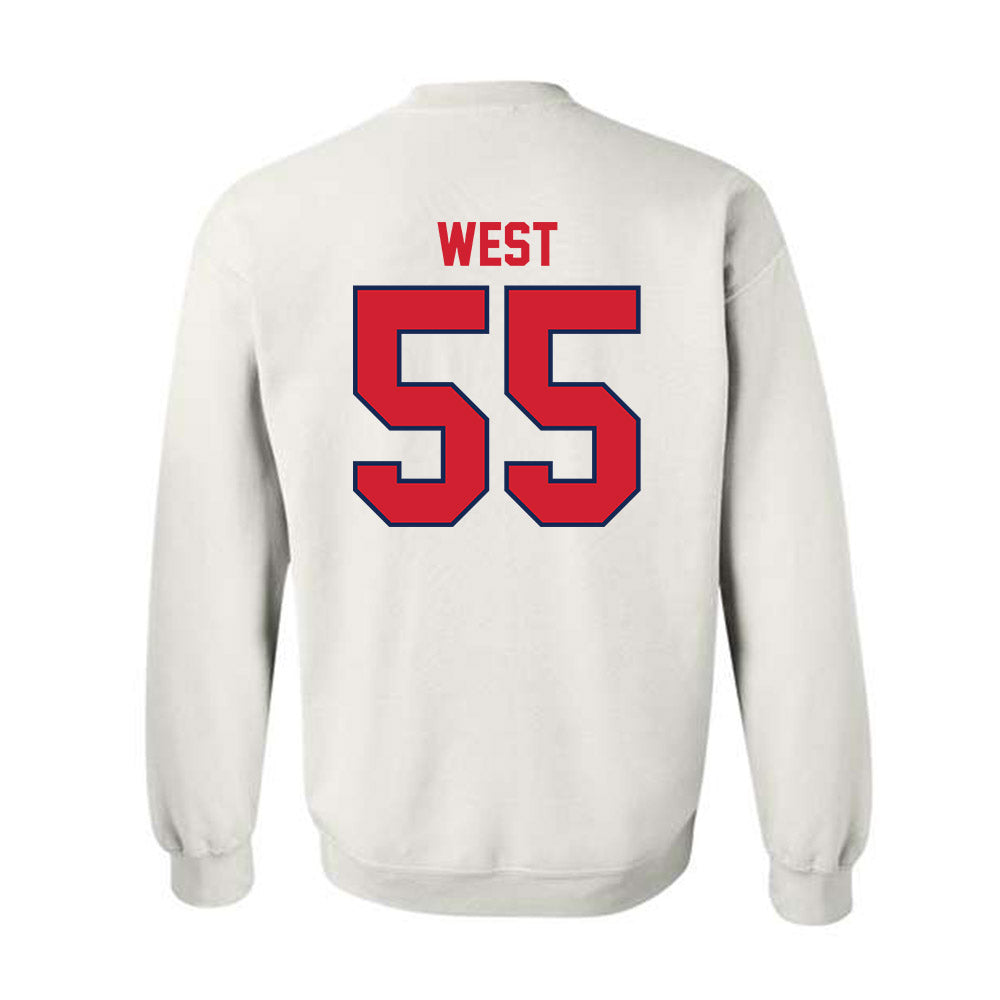 Belmont - NCAA Women's Basketball : Leah West - Classic Shersey Crewneck Sweatshirt-1