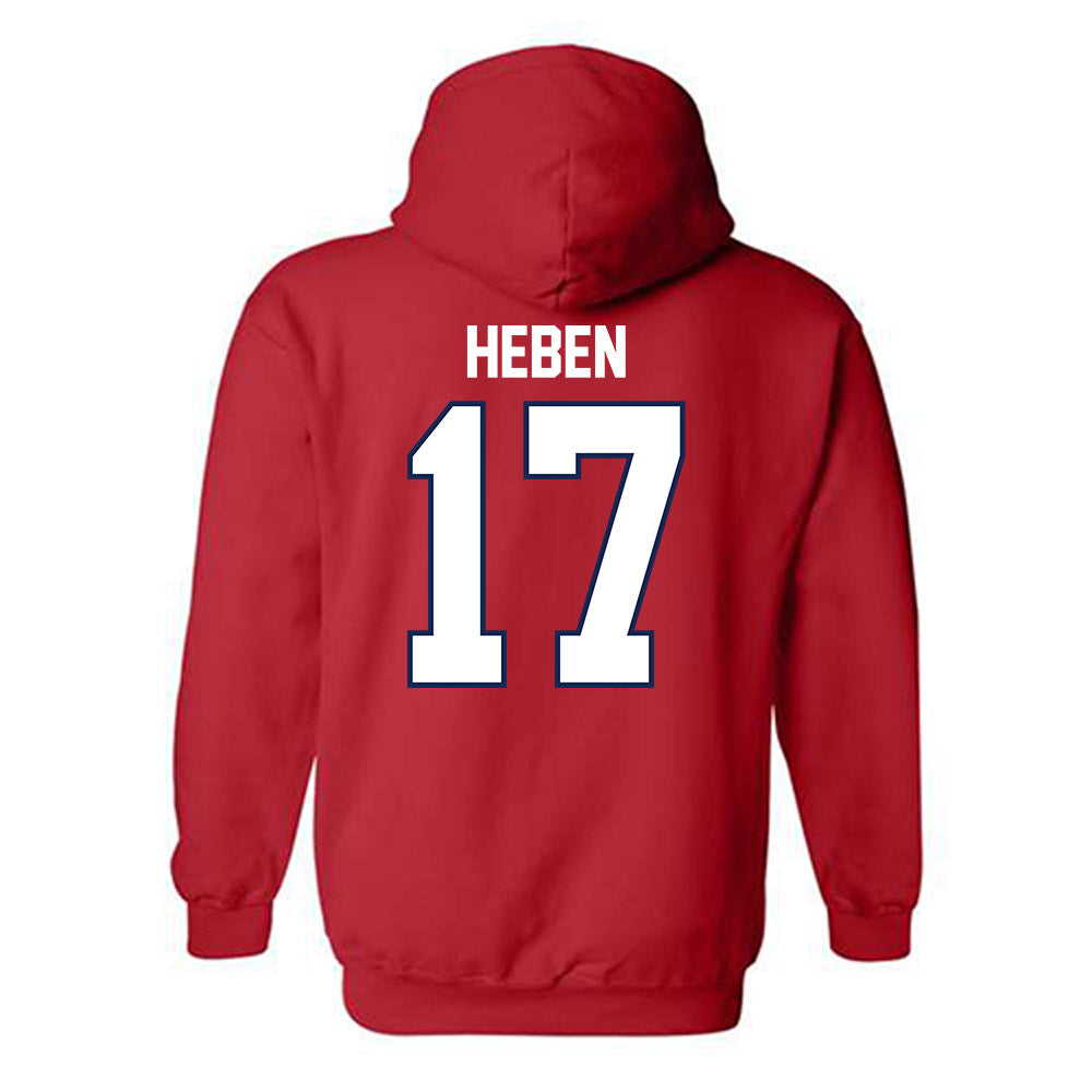 Belmont - NCAA Baseball : Preston Heben - Classic Shersey Hooded Sweatshirt-1