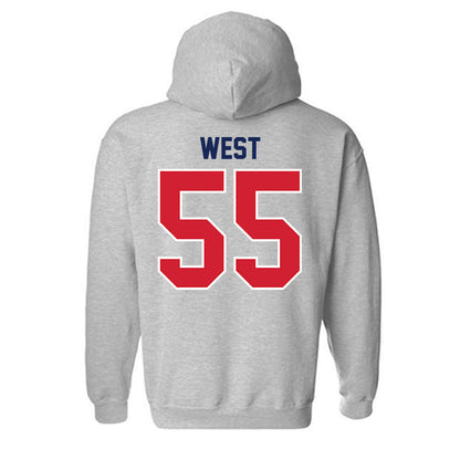 Belmont - NCAA Women's Basketball : Leah West - Classic Shersey Hooded Sweatshirt-1