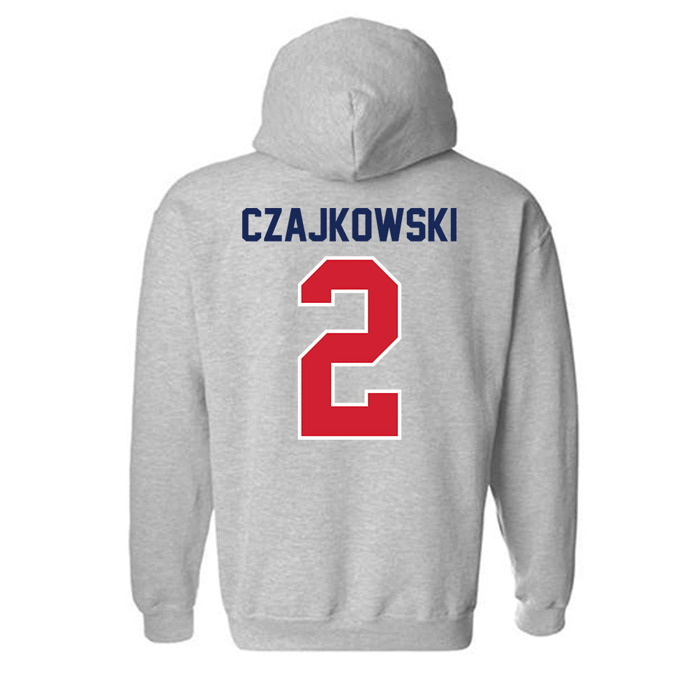Belmont - NCAA Women's Volleyball : Jordan Czajkowski - Classic Shersey Hooded Sweatshirt-1