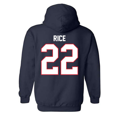 Belmont - NCAA Baseball : Noah Rice - Classic Shersey Hooded Sweatshirt-1