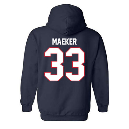 Belmont - NCAA Baseball : Trey Maeker - Classic Shersey Hooded Sweatshirt-1