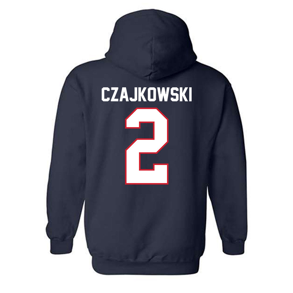 Belmont - NCAA Women's Volleyball : Jordan Czajkowski - Classic Shersey Hooded Sweatshirt-1