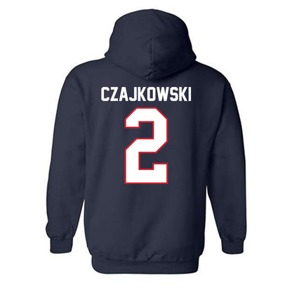 Belmont - NCAA Women's Volleyball : Jordan Czajkowski - Classic Shersey Hooded Sweatshirt-1