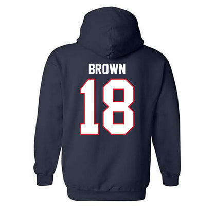 Belmont - NCAA Baseball : Zane Brown - Classic Shersey Hooded Sweatshirt-1