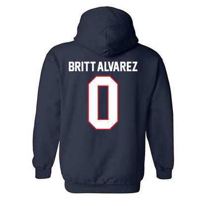 Belmont - NCAA Men's Tennis : Diego Britt-Alvarez - Classic Shersey Hooded Sweatshirt-1