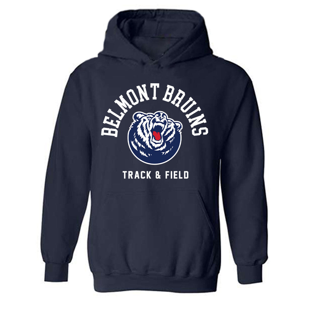 Belmont - NCAA Men's Track & Field : Tezz Dozier - Classic Shersey Hooded Sweatshirt-0