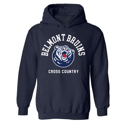 Belmont - NCAA Men's Cross Country : Noah Mathews - Classic Shersey Hooded Sweatshirt-0