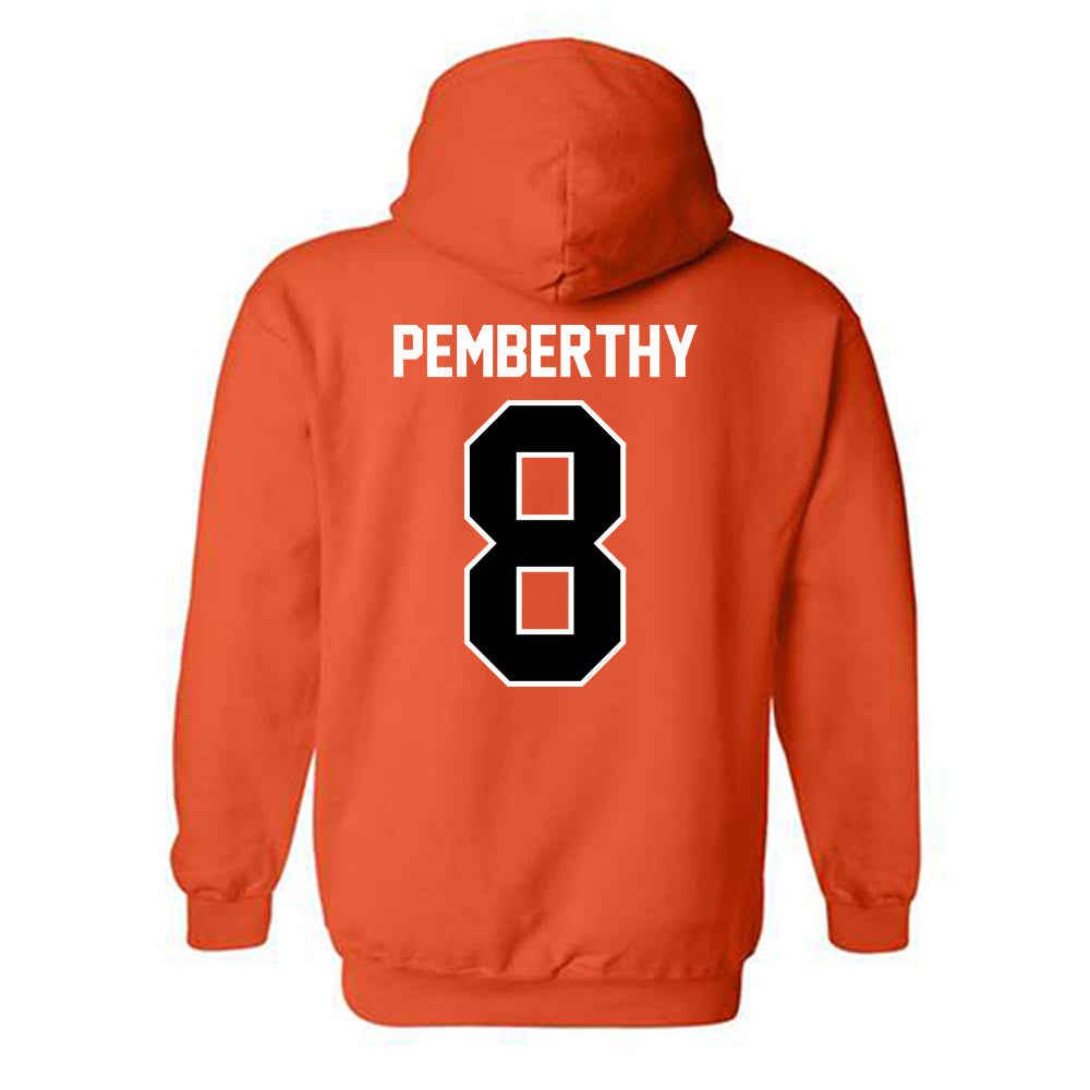 Pacific - NCAA Men's Water Polo : Manuel Pemberthy - Classic Shersey Hooded Sweatshirt-1