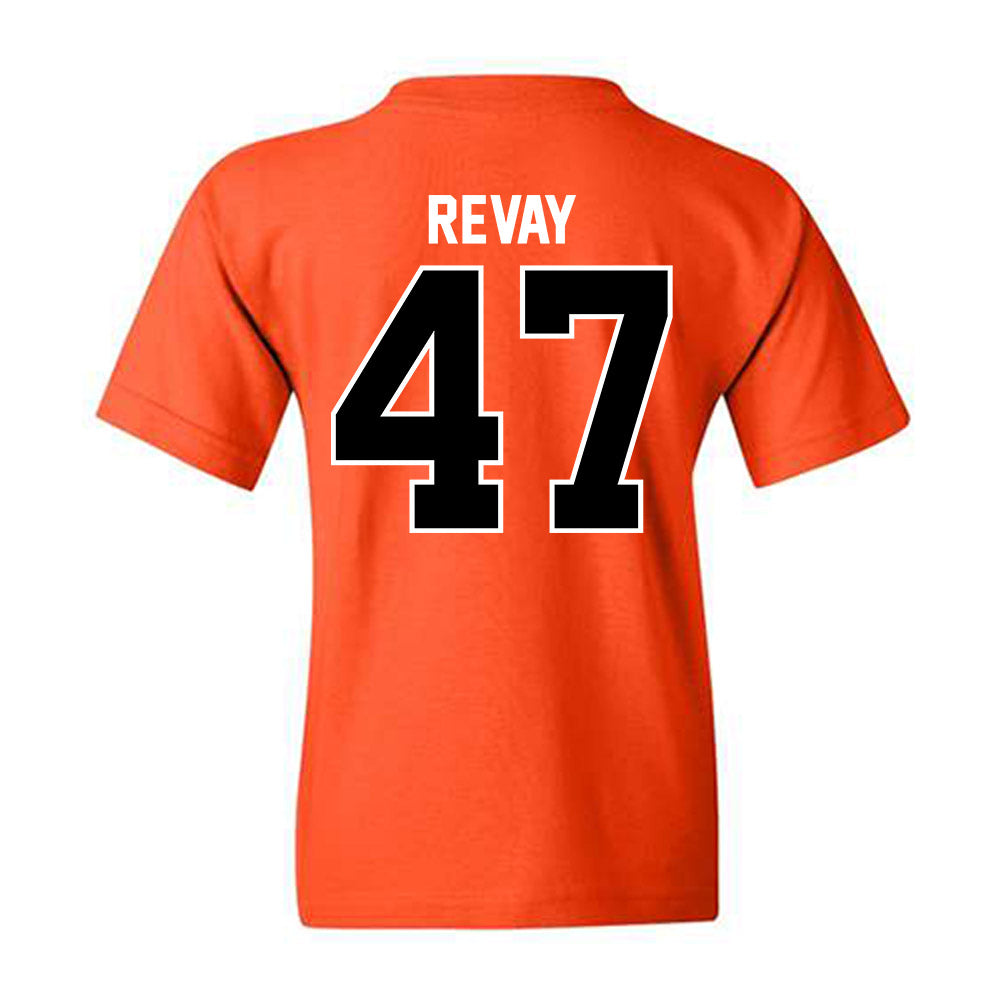 Pacific - NCAA Baseball : Carson Revay - Classic Shersey Youth T-Shirt-1