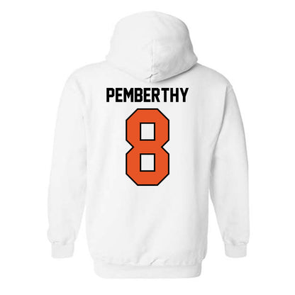 Pacific - NCAA Men's Water Polo : Manuel Pemberthy - Classic Shersey Hooded Sweatshirt-1