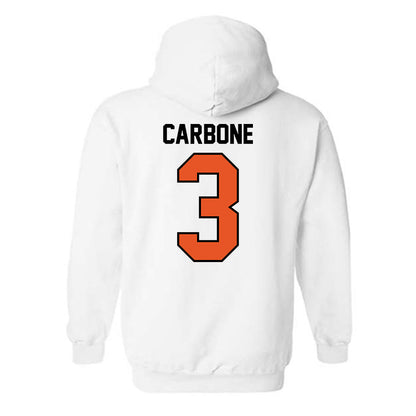 Pacific - NCAA Men's Soccer : Matteo Carbone - Classic Shersey Hooded Sweatshirt-1