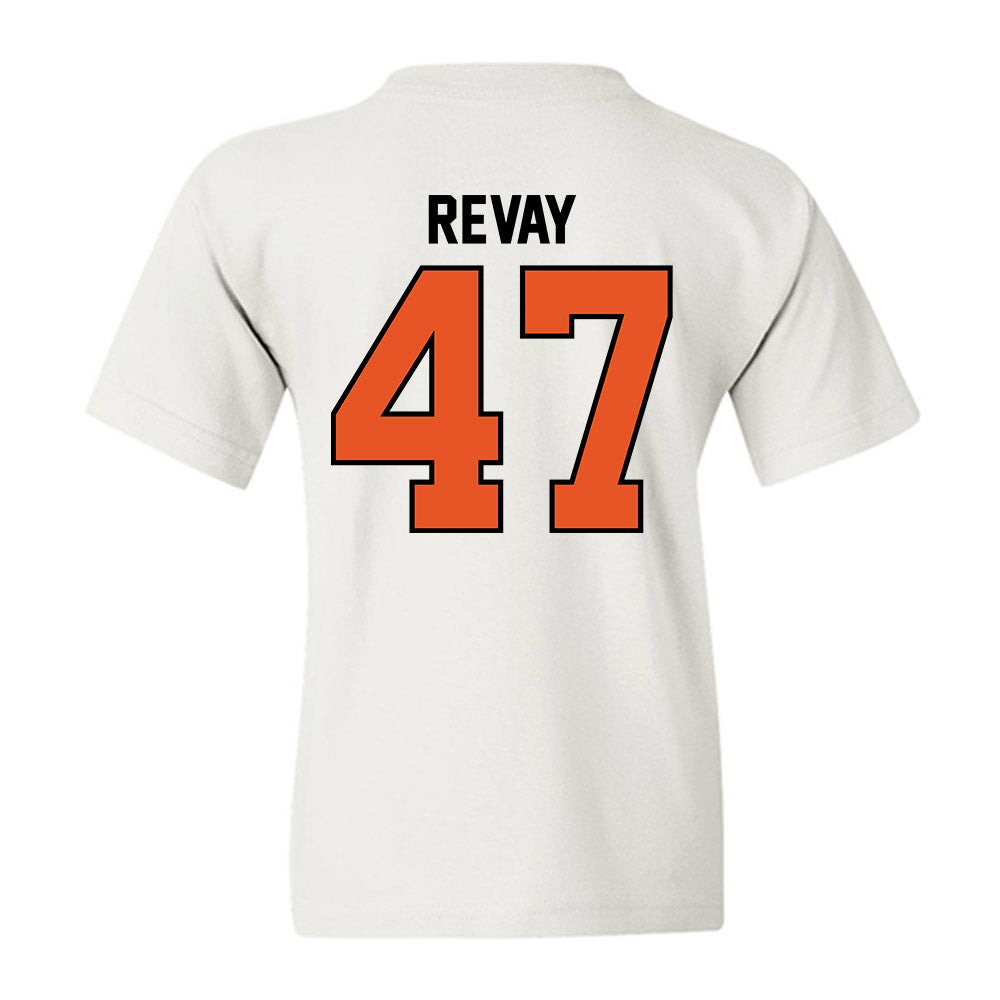 Pacific - NCAA Baseball : Carson Revay - Classic Shersey Youth T-Shirt-1
