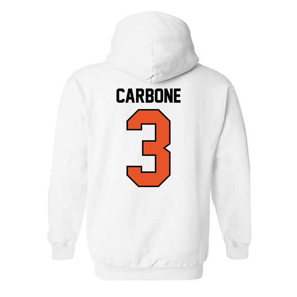 Pacific - NCAA Men's Soccer : Matteo Carbone - Classic Shersey Hooded Sweatshirt-1