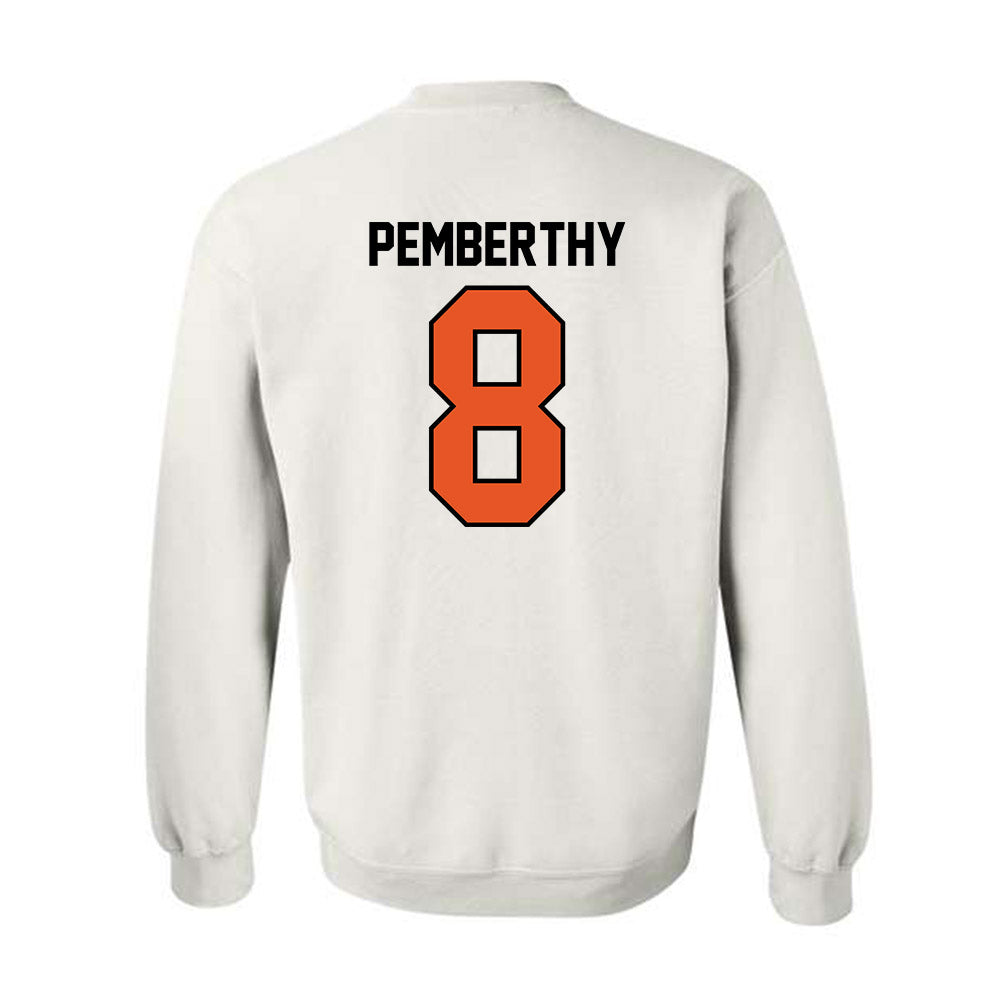 Pacific - NCAA Men's Water Polo : Manuel Pemberthy - Classic Shersey Crewneck Sweatshirt-1