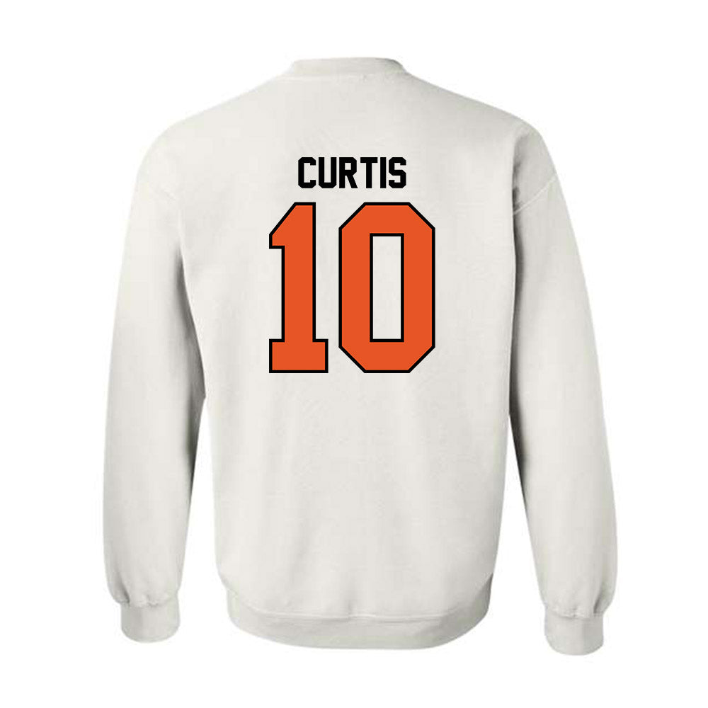 Pacific - NCAA Women's Soccer : Taylor Curtis - Classic Shersey Crewneck Sweatshirt-1