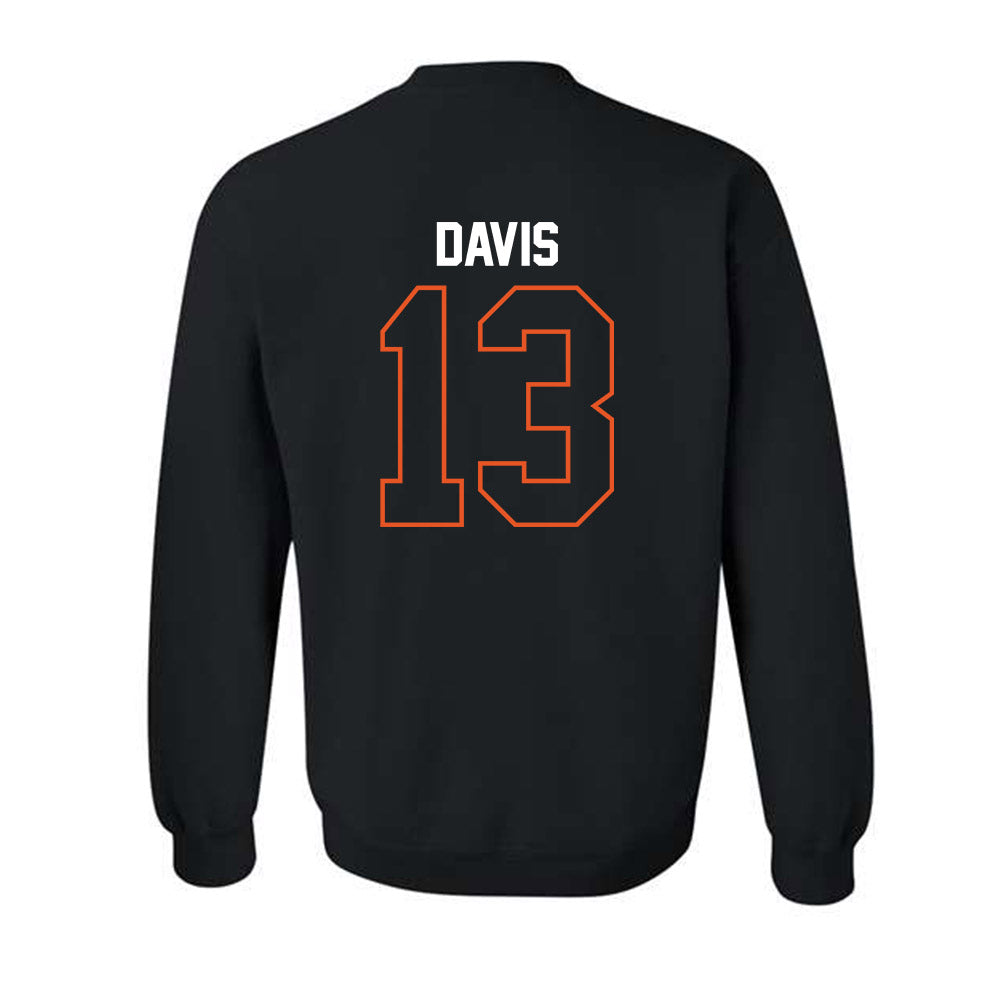 Pacific - NCAA Baseball : Diego Davis - Classic Shersey Crewneck Sweatshirt-1