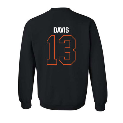Pacific - NCAA Baseball : Diego Davis - Classic Shersey Crewneck Sweatshirt-1