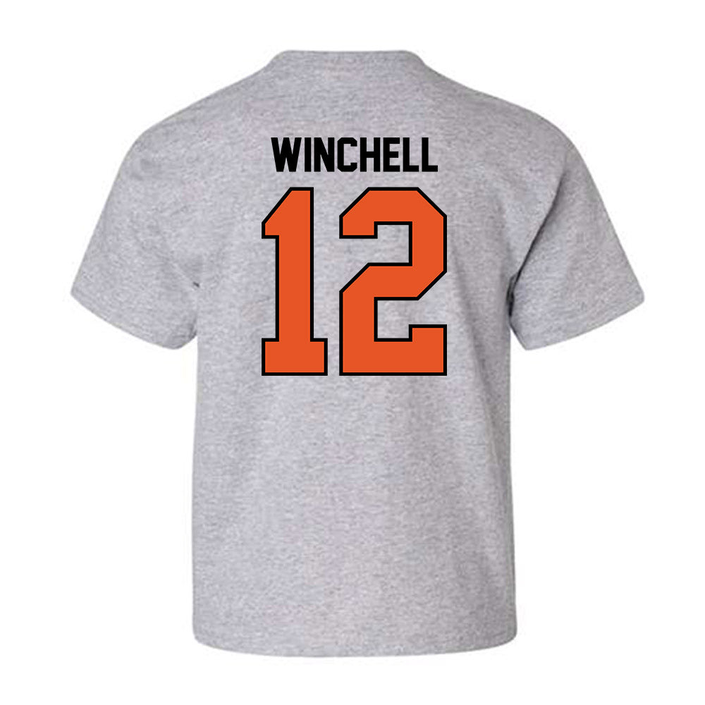 Pacific - NCAA Baseball : Riley Winchell - Classic Shersey Youth T-Shirt-1