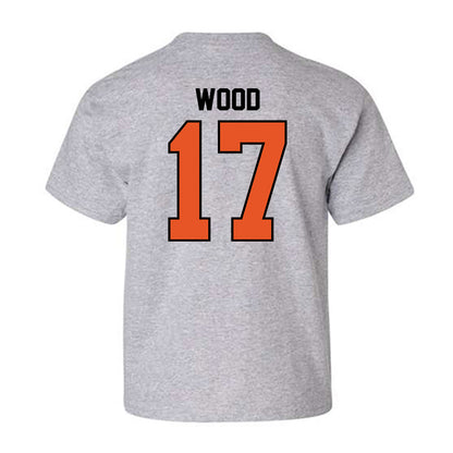 Pacific - NCAA Baseball : Jarryd Wood - Classic Shersey Youth T-Shirt-1