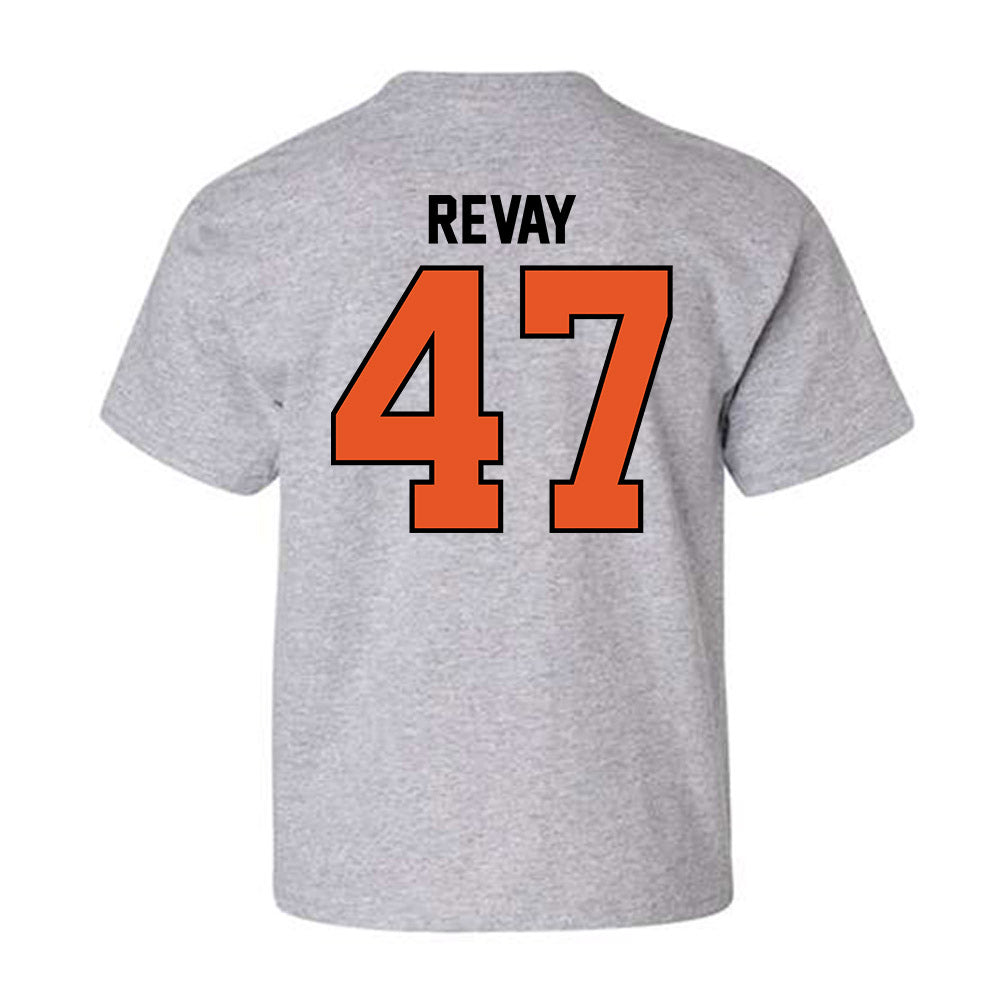 Pacific - NCAA Baseball : Carson Revay - Classic Shersey Youth T-Shirt-1