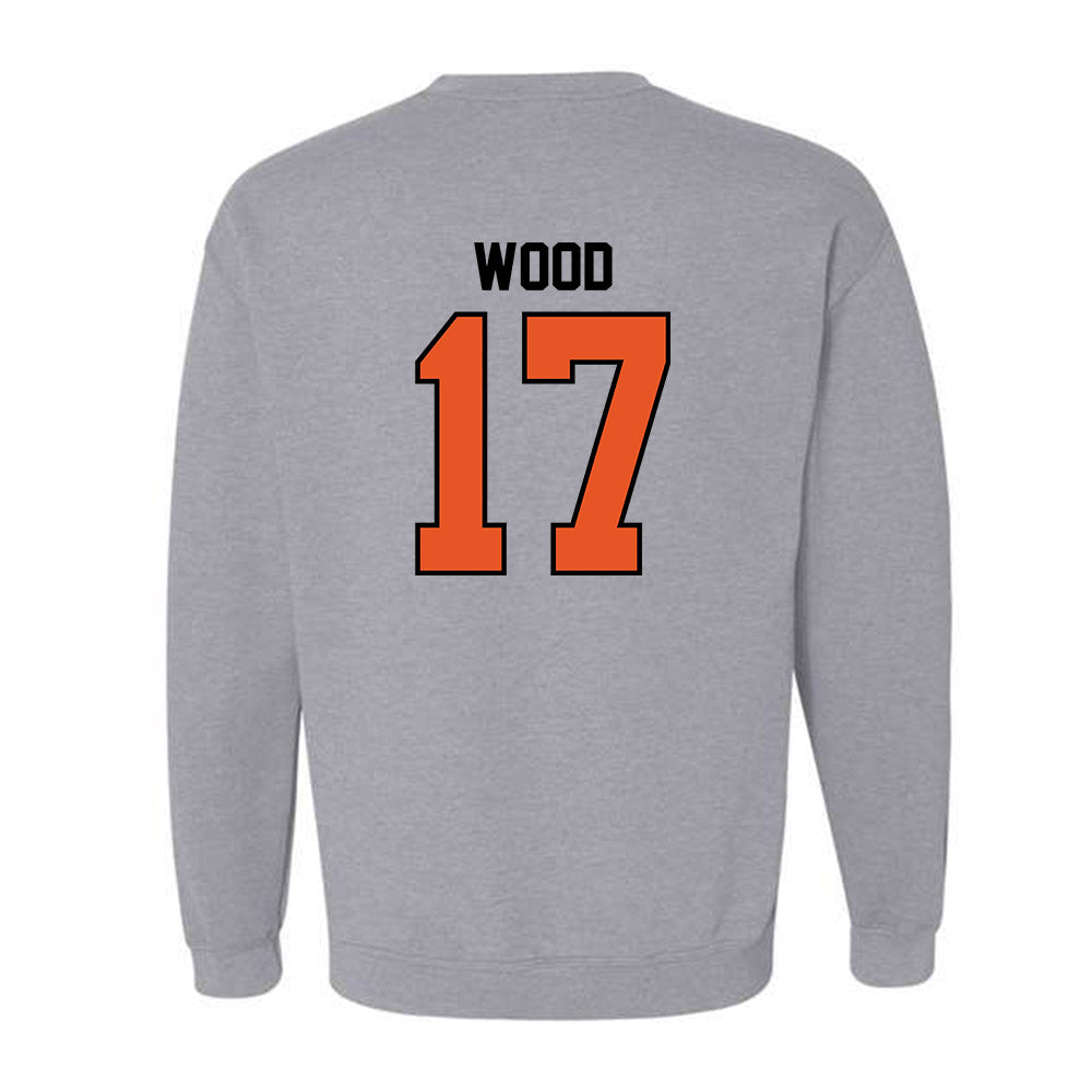 Pacific - NCAA Baseball : Jarryd Wood - Classic Shersey Crewneck Sweatshirt-1
