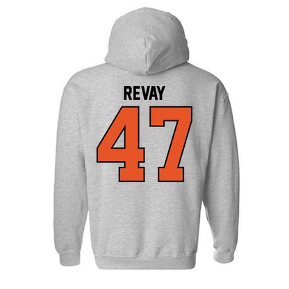 Pacific - NCAA Baseball : Carson Revay - Classic Shersey Hooded Sweatshirt-1