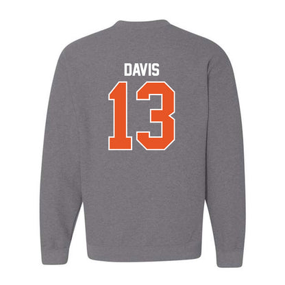 Pacific - NCAA Baseball : Diego Davis - Classic Shersey Crewneck Sweatshirt-1
