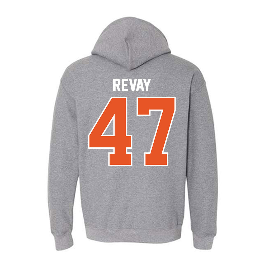 Pacific - NCAA Baseball : Carson Revay - Classic Shersey Hooded Sweatshirt-1