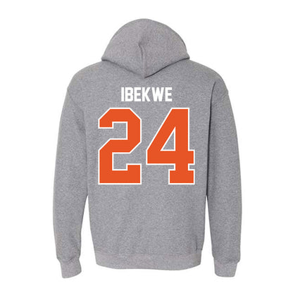 Pacific - NCAA Men's Basketball : KC Ibekwe - Classic Shersey Hooded Sweatshirt-1