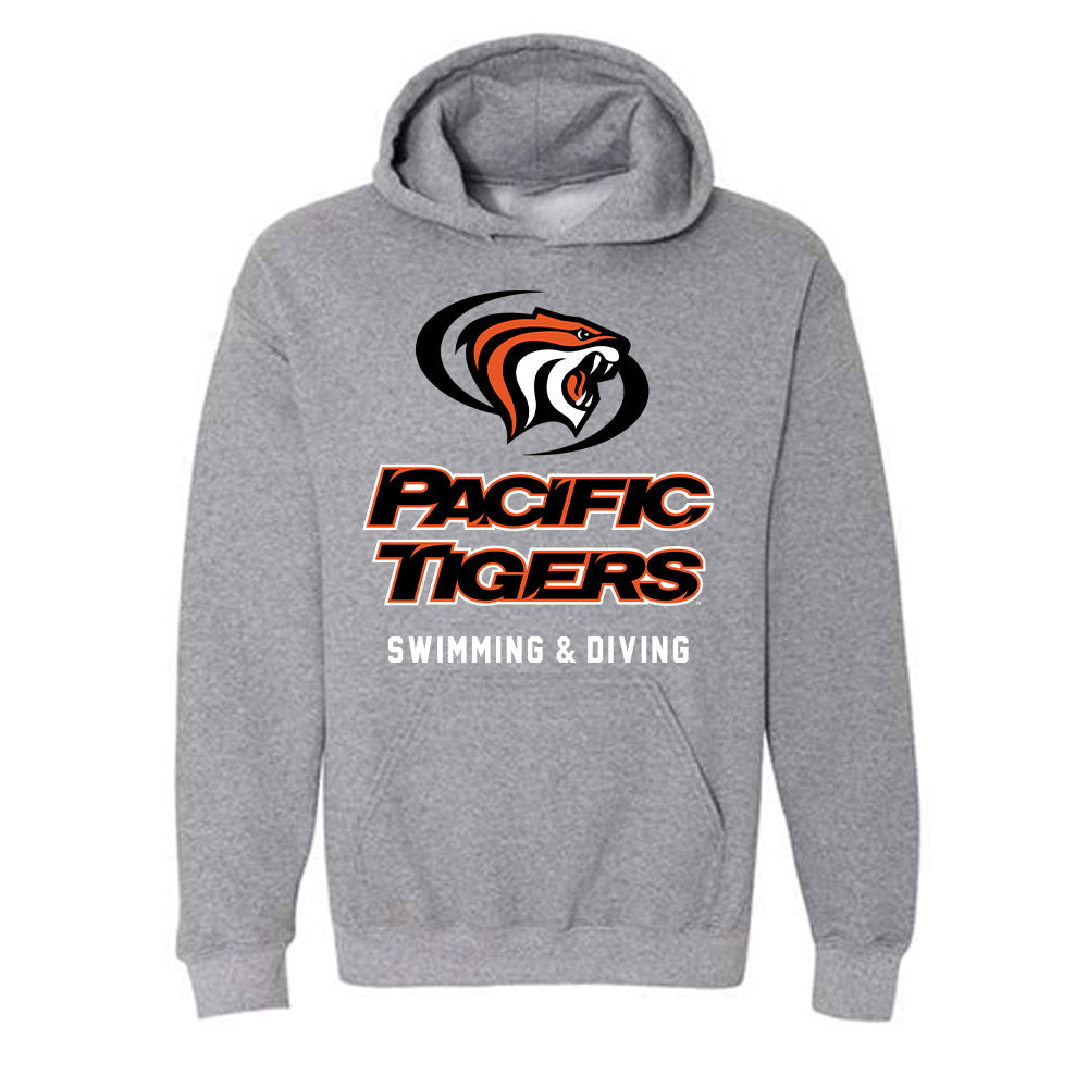 Pacific - NCAA Men's Swimming & Diving : Nathan Rasmussen - Classic Shersey Hooded Sweatshirt-0