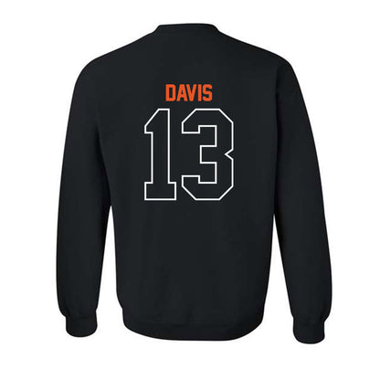 Pacific - NCAA Baseball : Diego Davis - Classic Shersey Crewneck Sweatshirt-1