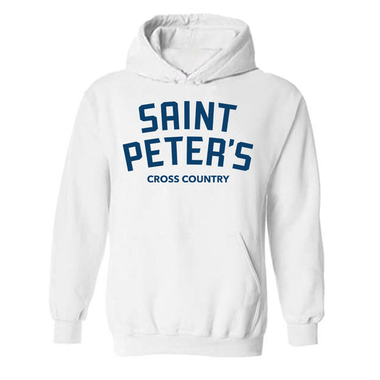 Saint Peter's - NCAA Men's Cross Country : Earl Hart III - Classic Shersey Hooded Sweatshirt-0