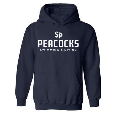 Saint Peter's - NCAA Men's Swimming & Diving : Daniel Sanchez - Classic Shersey Hooded Sweatshirt-0