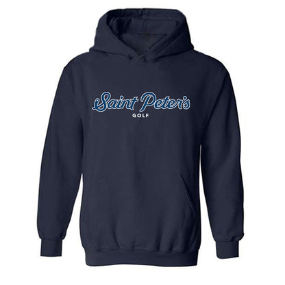 Saint Peter's - NCAA Men's Golf : Antonio Conde Ortega - Classic Shersey Hooded Sweatshirt-0