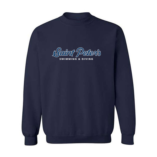 Saint Peter's - NCAA Men's Swimming & Diving : Paxton Gibson - Classic Shersey Crewneck Sweatshirt-0