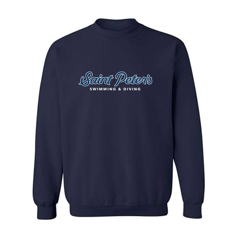 Saint Peter's - NCAA Men's Swimming & Diving : Emerson Tofel - Classic Shersey Crewneck Sweatshirt-0