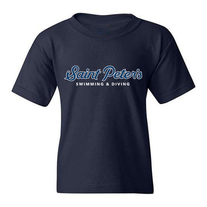Saint Peter's - NCAA Men's Swimming & Diving : Daniel Sanchez - Classic Shersey Youth T-Shirt-0