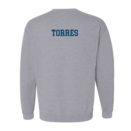 Saint Peter's - NCAA Men's Swimming & Diving : Anthony Torres - Classic Shersey Crewneck Sweatshirt-1