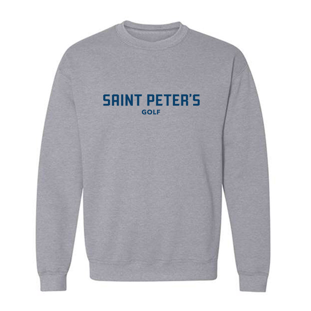Saint Peter's - NCAA Men's Golf : Antonio Conde Ortega - Classic Shersey Crewneck Sweatshirt-0