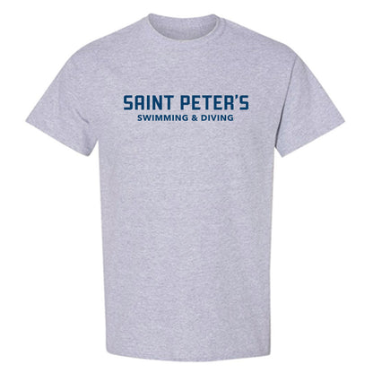 Saint Peter's - NCAA Men's Swimming & Diving : Emerson Tofel - Classic Shersey T-Shirt-0