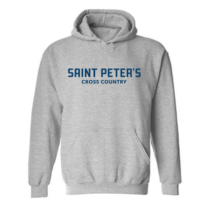 Saint Peter's - NCAA Men's Cross Country : Earl Hart III - Classic Shersey Hooded Sweatshirt-0