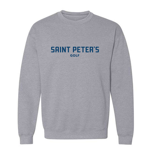 Saint Peter's - NCAA Men's Golf : Nick Campanella - Classic Shersey Crewneck Sweatshirt-0
