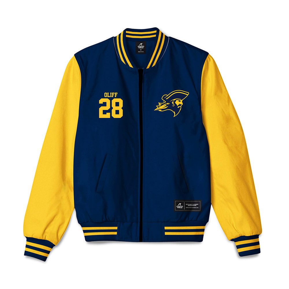 East Tennessee State - NCAA Baseball : Carter Oliff - Bomber Jacket-0