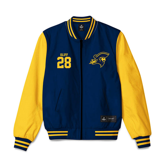East Tennessee State - NCAA Baseball : Carter Oliff - Bomber Jacket-0
